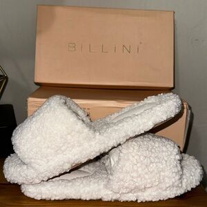 Sherpa Cream slippers